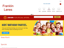 Tablet Screenshot of franklinlanes.net